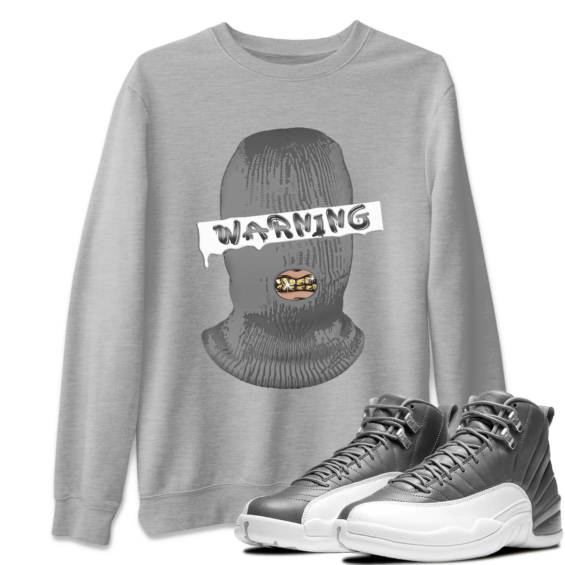 Jordan 12 Stealth Sneaker Match Tees Warning Sneaker Tees Jordan 12 Stealth Sneaker Release Tees Unisex Shirts