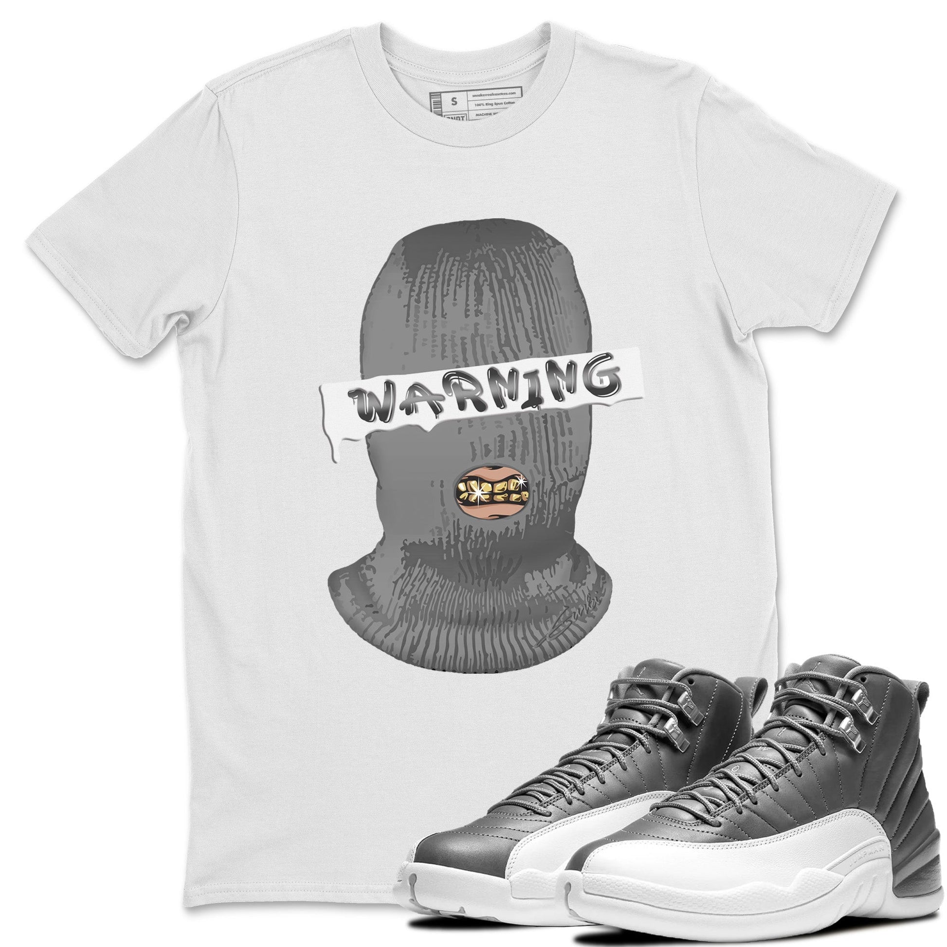 Jordan 12 Stealth Sneaker Match Tees Warning Sneaker Tees Jordan 12 Stealth Sneaker Release Tees Unisex Shirts