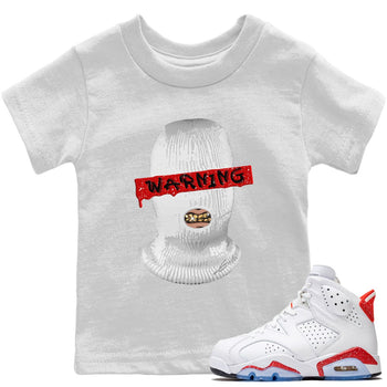 Jordan 6 Red Velvet Cookies Sneaker Match Tees Warning Sneaker Tees Jordan 6 Red Velvet Cookies Sneaker Release Tees Kids Shirts