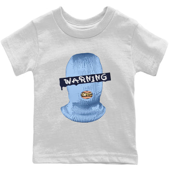Jordan 6 UNC Sneaker Match Tees Warning Sneaker Tees Jordan 6 UNC Sneaker Release Tees Kids Shirts