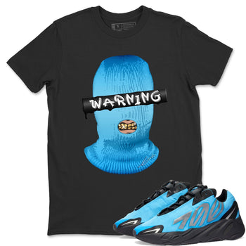 Yeezy 700 Bright Cyan Sneaker Match Tees Warning Sneaker Tees Yeezy 700 Bright Cyan Sneaker Release Tees Unisex Shirts