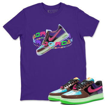 Air Force 1 Undefeated Fauna Brown Sneaker Match Tees Warping Space Sneaker Tees Air Force 1 Undefeated Fauna Brown Sneaker Release Tees Unisex Shirts