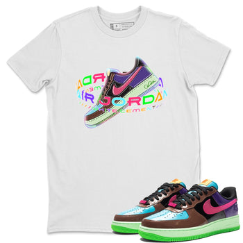 Air Force 1 Undefeated Fauna Brown Sneaker Match Tees Warping Space Sneaker Tees Air Force 1 Undefeated Fauna Brown Sneaker Release Tees Unisex Shirts