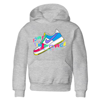 Dunk Easter Candy Sneaker Match Tees Warping Space Sneaker Tees Nike Easter Sneaker Release Tees Kids Shirts Heather Grey 2