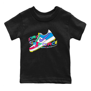 Dunk Easter Candy Sneaker Match Tees Warping Space Sneaker Tees Nike Easter Sneaker Release Tees Kids Shirts Black 2
