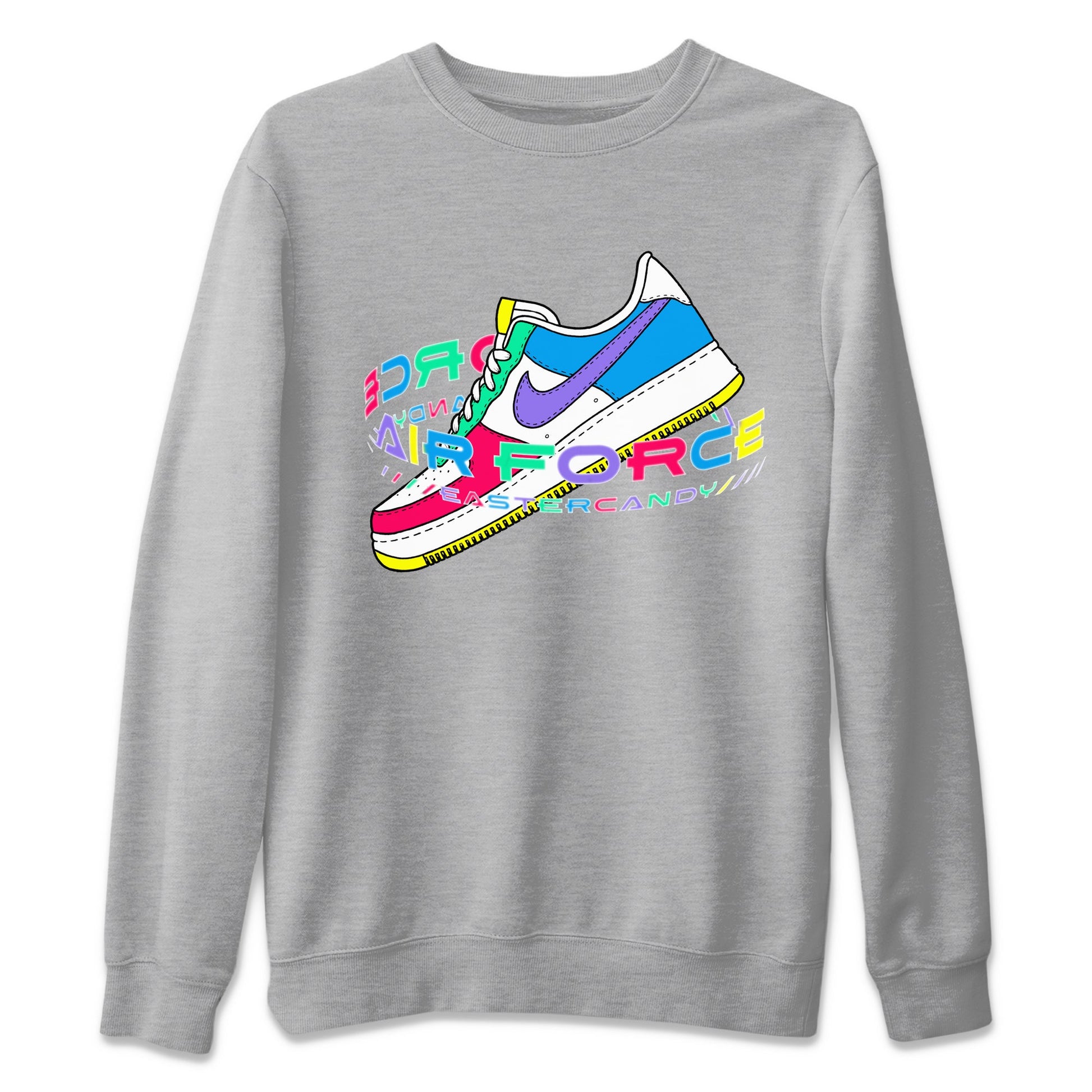 Dunk Easter Candy Sneaker Match Tees Warping Space Sneaker Tees Nike Easter Sneaker Release Tees Unisex Shirts Heather Grey 2