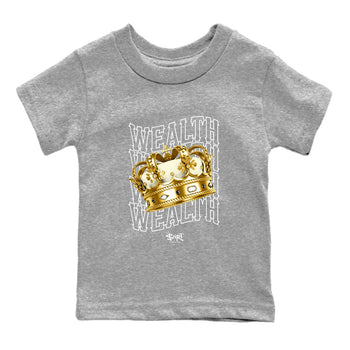 Air Jordan 11 Gratitude shirt to match jordans Wealth sneaker tees Jordan 11 Retro Gratitude SNRT Sneaker Tees Baby Toddler Heather Grey 2 T-Shirt