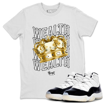 Air Jordan 11 Gratitude shirt to match jordans Wealth sneaker tees Jordan 11 Retro Gratitude SNRT Sneaker Tees Unisex Streetwear Clothing White 1 T-Shirt