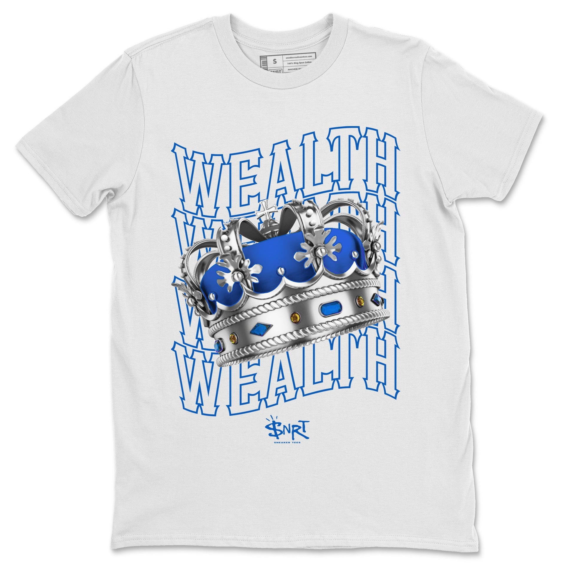 Air Jordan 3 Wizards Sneaker Match Tees Wealth Sneaker Tees Air Jordan 3 True Blue Sneaker Release Tees Unisex Shirts White 2