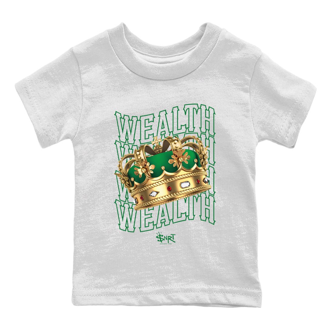 Air Jordan 4 Pine Green Sneaker Match Tees Wealth Sneaker Tees Jordan Retro 4 Pine Green Sneaker Release Tees Kids Shirts White 2