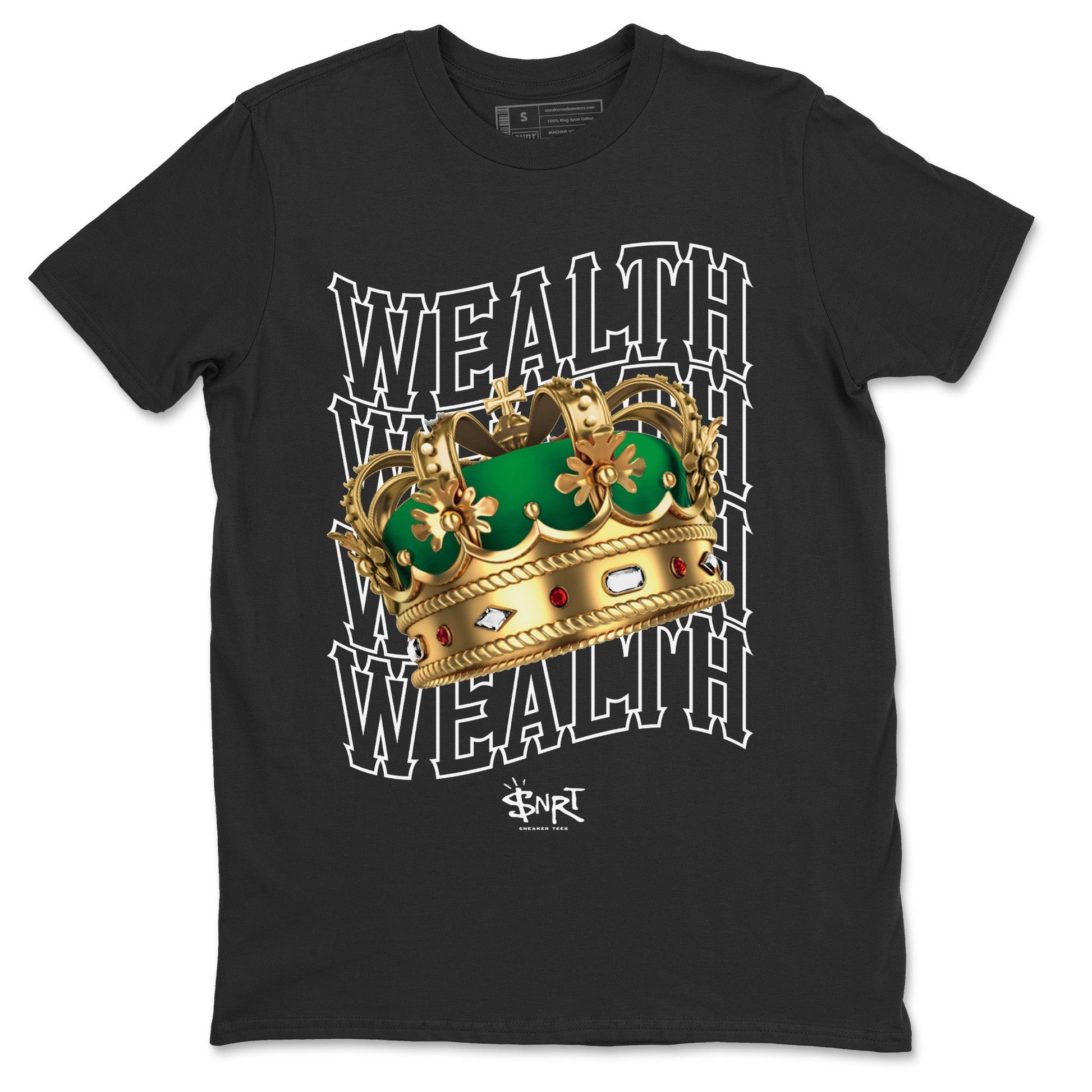 Jordan 4 Pine Green SB Sneaker Match Tees Wealth Sneaker Tees Jordan Retro 4 Pine Green Sneaker Tees Sneaker Release Shirts Unisex Shirts Black 2