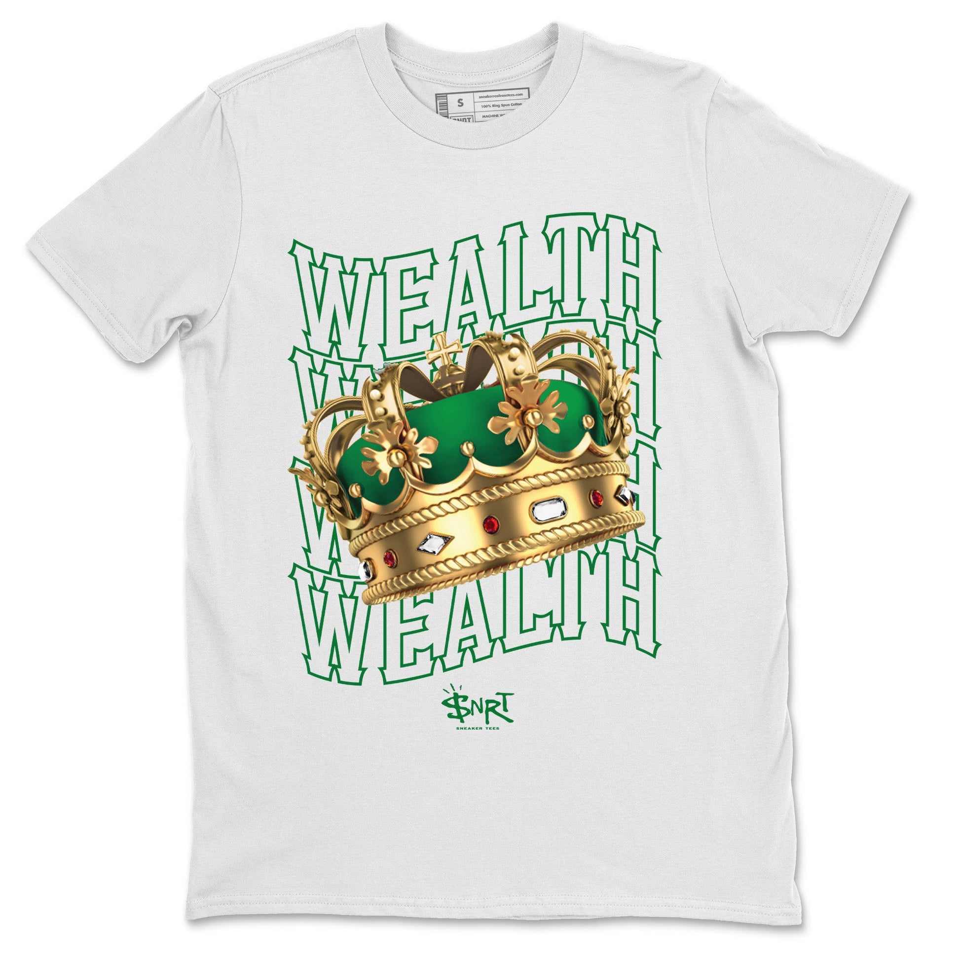 Air Jordan 4 Pine Green Sneaker Match Tees Wealth Sneaker Tees Jordan Retro 4 Pine Green Sneaker Release Tees Unisex Shirts White 2