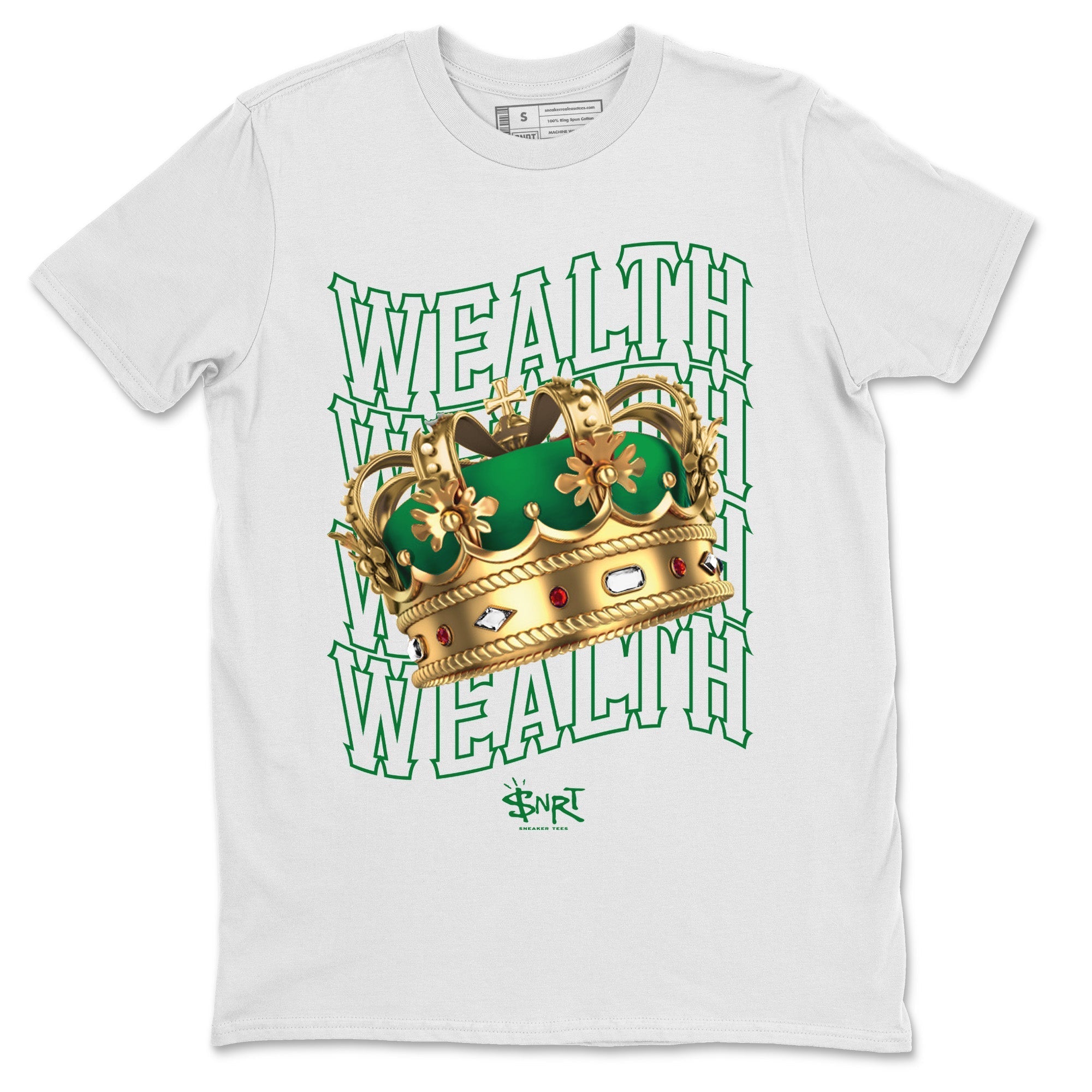 Jordan 4 Pine Green SB Sneaker Match Tees Wealth Sneaker Tees Jordan Retro 4 Pine Green Sneaker Tees Sneaker Release Shirts Unisex Shirts White 2