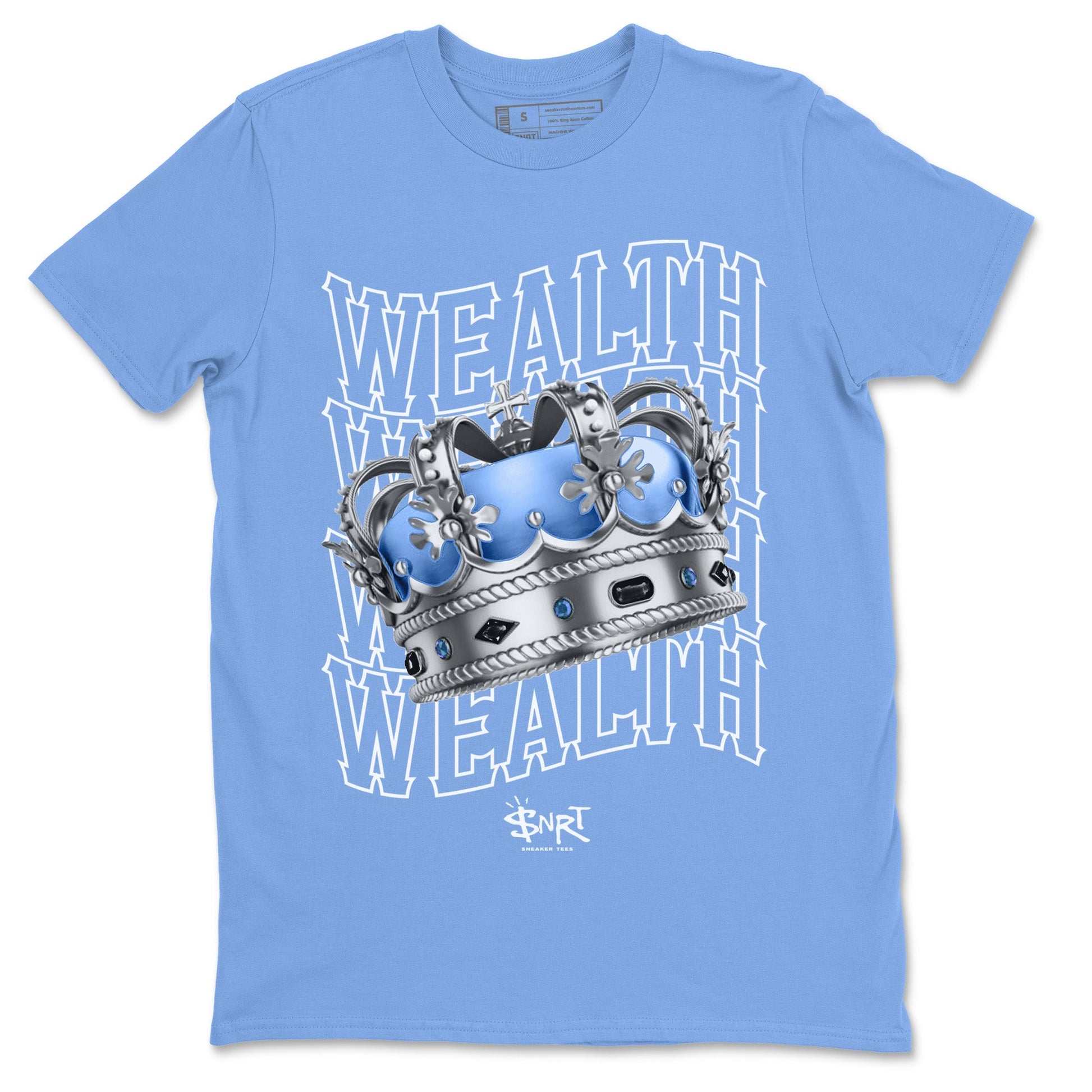 Jordan 5 UNC Jordan Shirts Wealth Sneaker Tees Air Jordan 5 UNC SNRT Sneaker Tees Unisex Shirts Carolina Blue 2