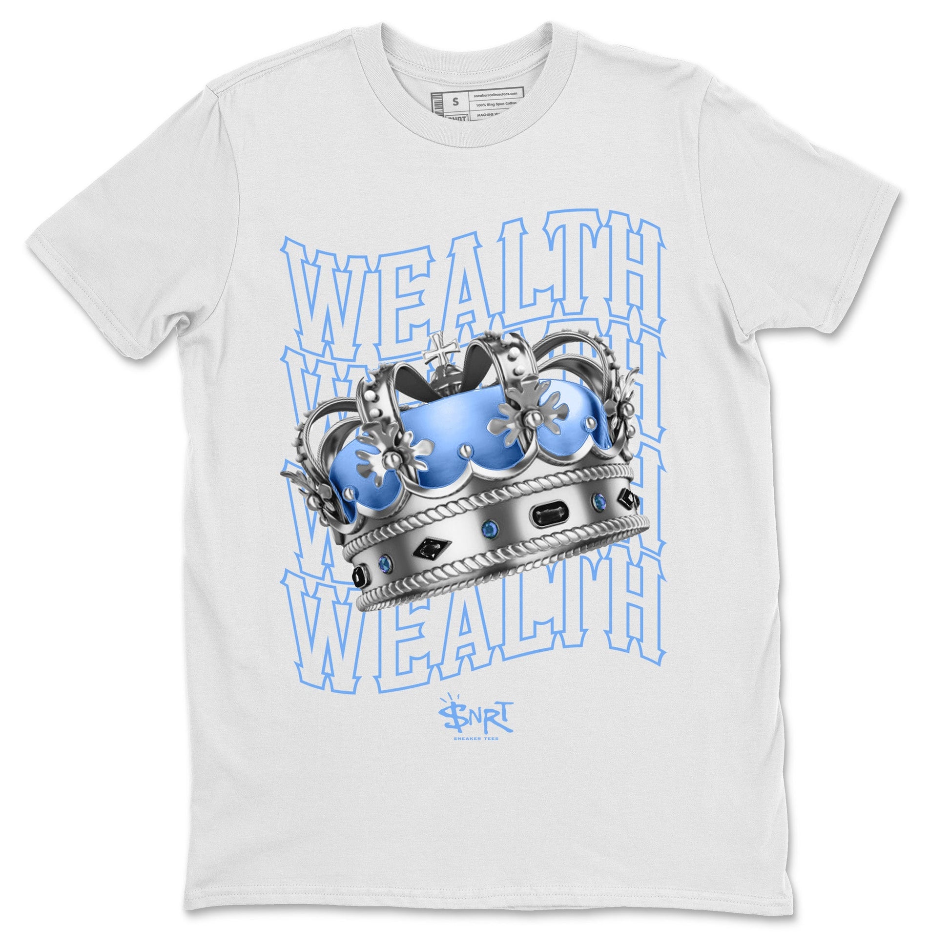 Jordan 5 UNC Jordan Shirts Wealth Sneaker Tees Air Jordan 5 UNC SNRT Sneaker Tees Unisex Shirts White 2