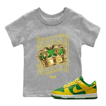 Dunk Reverse Brazil Sneaker Match Tees Wealth Sneaker Tees Dunk Reverse Brazil Sneaker Release Tees Kids Shirts