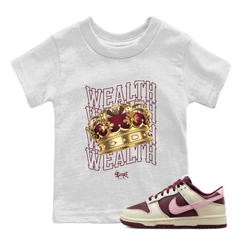 Dunk Valentines Day Sneaker Match Tees Wealth Sneaker Tees Nike Dunk Valentine's Day Sneaker SNRT Sneaker Tees Kids Shirts