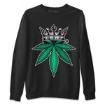 Jordan 1 Gorge Green Sneaker Match Tees Weed Crown Sneaker Tees Jordan 1 Gorge Green Sneaker Release Tees Unisex Shirts