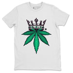 Jordan 1 Gorge Green Sneaker Match Tees Weed Crown Sneaker Tees Jordan 1 Gorge Green Sneaker Release Tees Unisex Shirts