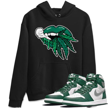 Jordan 1 Gorge Green Sneaker Match Tees Weed Lips Sneaker Tees Jordan 1 Gorge Green Sneaker Release Tees Unisex Shirts