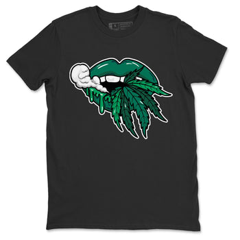 Jordan 1 Gorge Green Sneaker Match Tees Weed Lips Sneaker Tees Jordan 1 Gorge Green Sneaker Release Tees Unisex Shirts