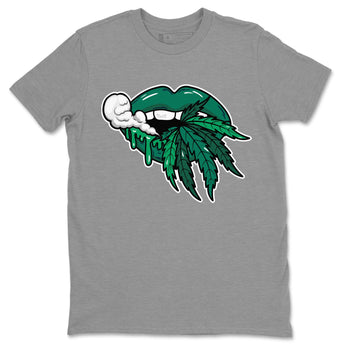 Jordan 1 Gorge Green Sneaker Match Tees Weed Lips Sneaker Tees Jordan 1 Gorge Green Sneaker Release Tees Unisex Shirts