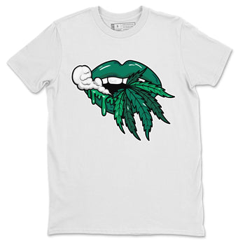Jordan 1 Gorge Green Sneaker Match Tees Weed Lips Sneaker Tees Jordan 1 Gorge Green Sneaker Release Tees Unisex Shirts