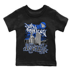 Jordan 1 True Blue Sneaker Match Tees West Coast Sneaker Tees Jordan 1 True Blue Sneaker Release Tees Kids Shirts