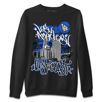 Jordan 1 True Blue Sneaker Match Tees West Coast Sneaker Tees Jordan 1 True Blue Sneaker Release Tees Unisex Shirts