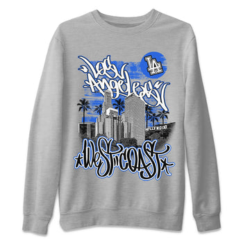 Jordan 1 True Blue Sneaker Match Tees West Coast Sneaker Tees Jordan 1 True Blue Sneaker Release Tees Unisex Shirts