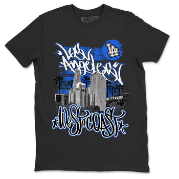 Jordan 1 True Blue Sneaker Match Tees West Coast Sneaker Tees Jordan 1 True Blue Sneaker Release Tees Unisex Shirts