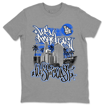 Jordan 1 True Blue Sneaker Match Tees West Coast Sneaker Tees Jordan 1 True Blue Sneaker Release Tees Unisex Shirts