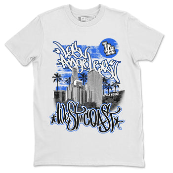 Jordan 1 True Blue Sneaker Match Tees West Coast Sneaker Tees Jordan 1 True Blue Sneaker Release Tees Unisex Shirts