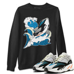 Yeezy 700 Wave Runner Sneaker Match Tees Whale Waves Sneaker Tees Yeezy 700 Wave Runner Sneaker Release Tees Unisex Shirts