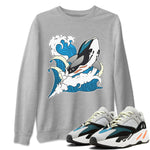 Yeezy 700 Wave Runner Sneaker Match Tees Whale Waves Sneaker Tees Yeezy 700 Wave Runner Sneaker Release Tees Unisex Shirts