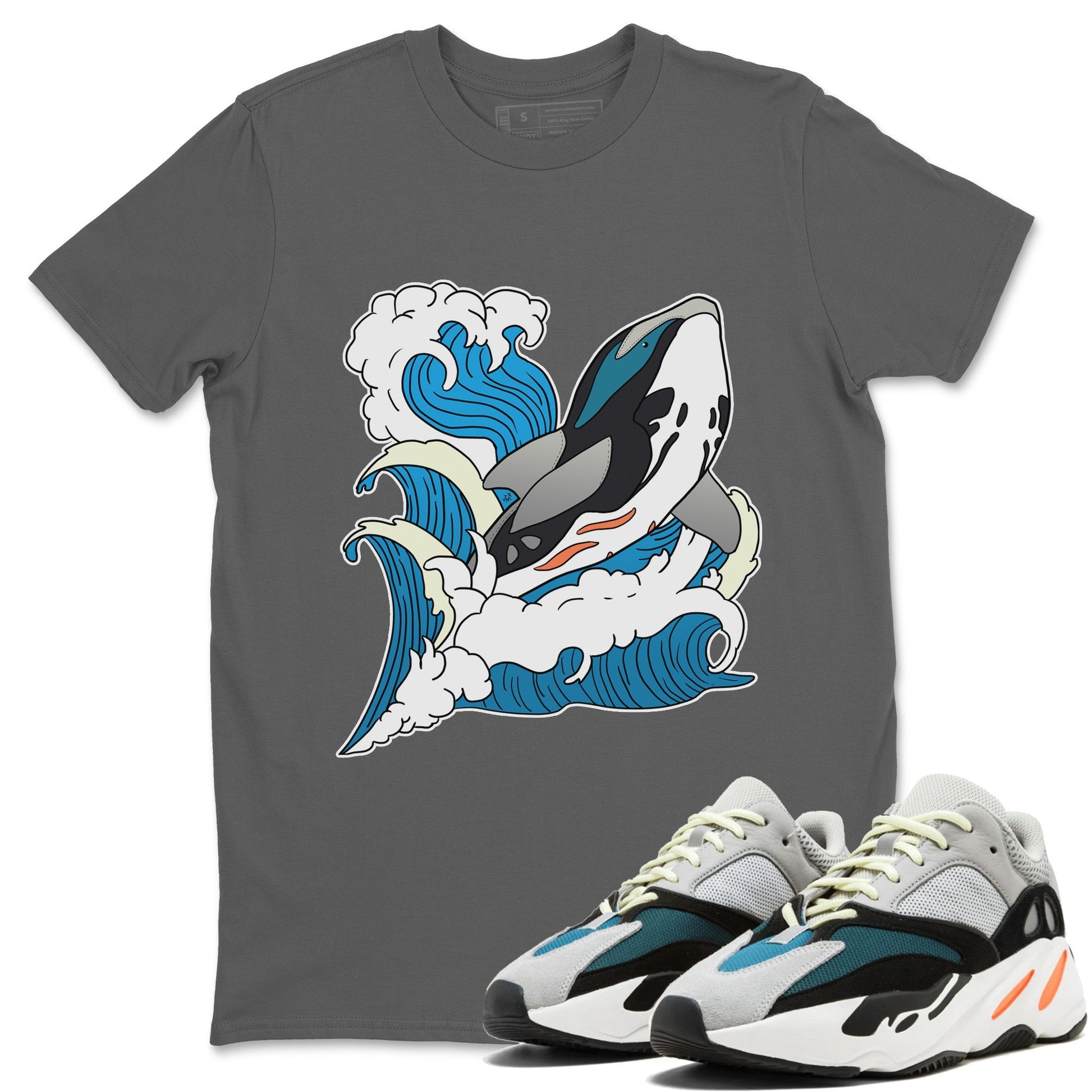 Yeezy 700 Wave Runner Sneaker Match Tees Whale Waves Sneaker Tees Yeezy 700 Wave Runner Sneaker Release Tees Unisex Shirts