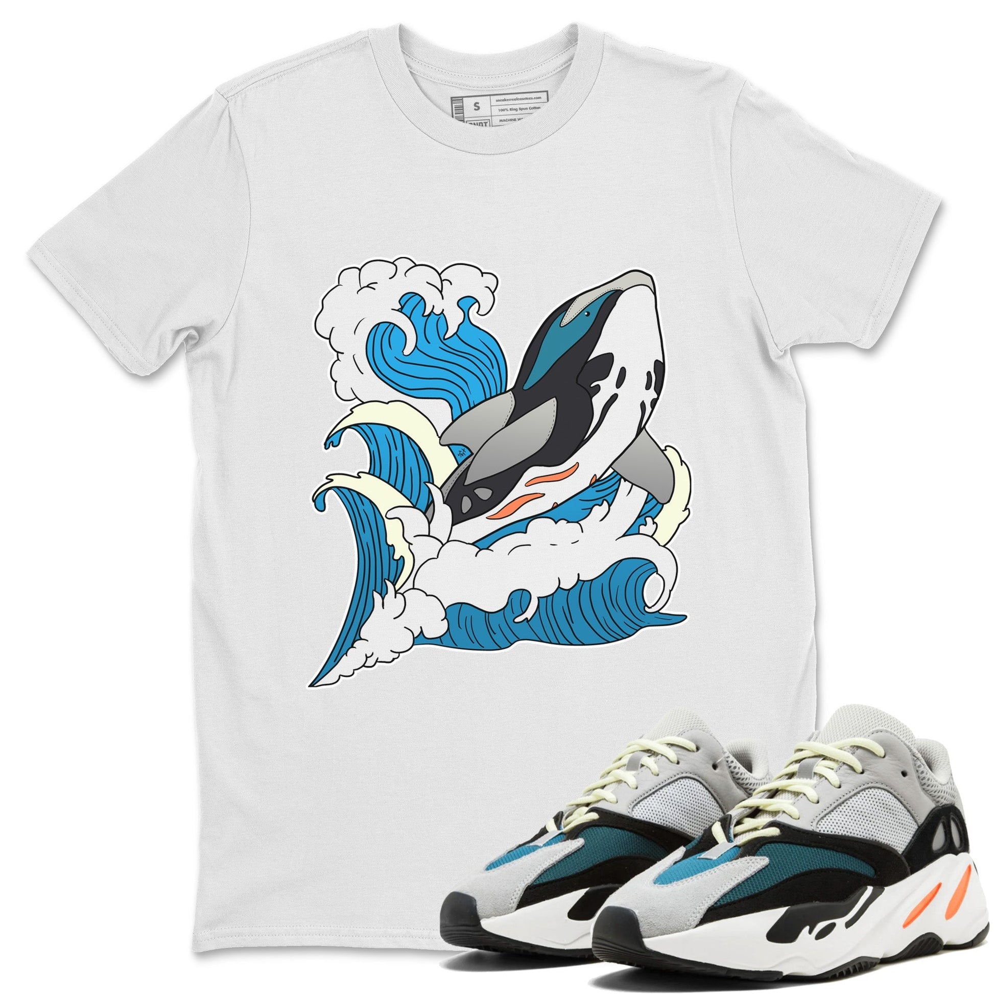 Yeezy 700 Wave Runner Sneaker Match Tees Whale Waves Sneaker Tees Yeezy 700 Wave Runner Sneaker Release Tees Unisex Shirts