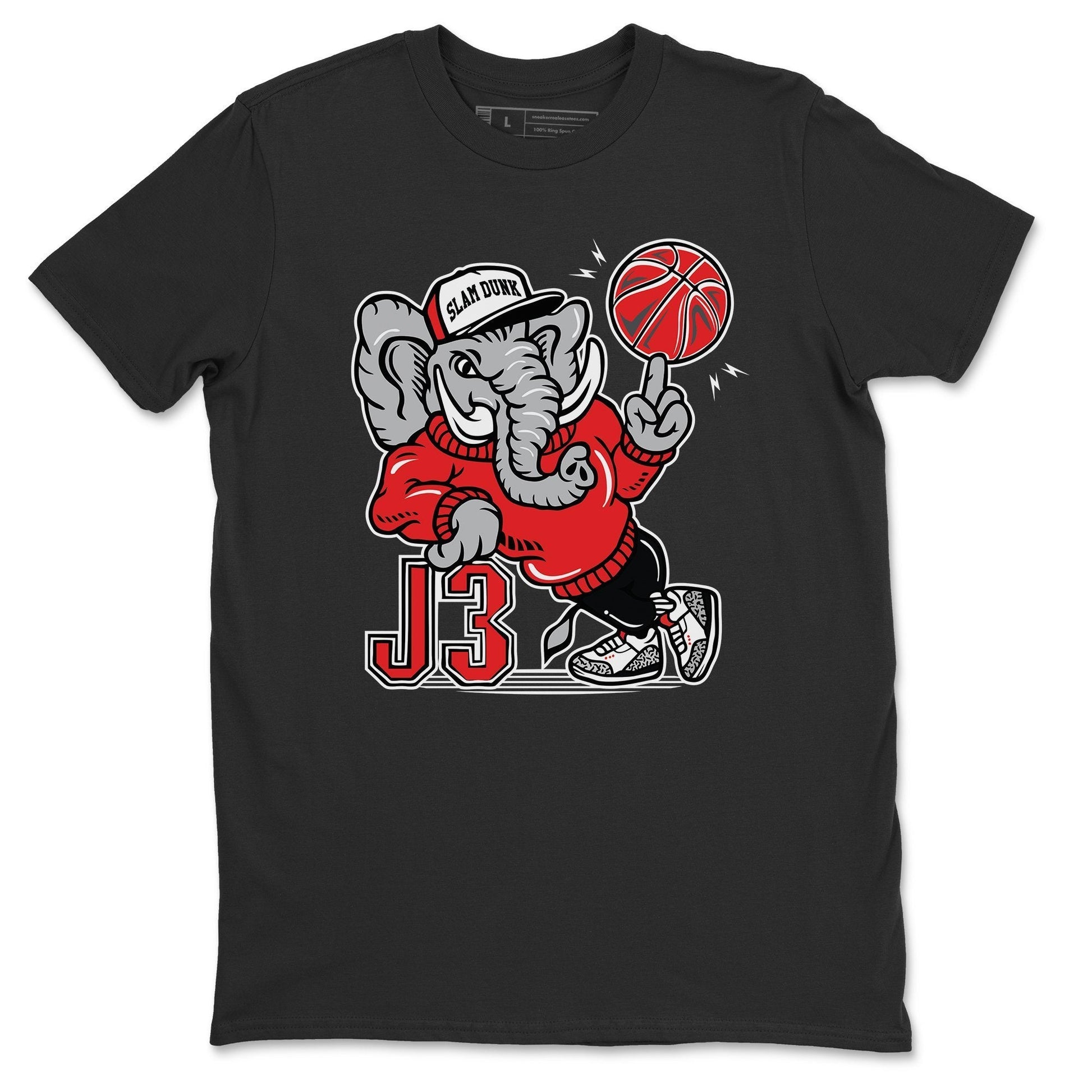 Jordan 3 White Cement Sneaker Match Tees AJ3 Elephant Sneaker Tees Jordan 3 White Cement Sneaker Release Tees Unisex Shirts