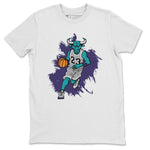 Jordan 5 Grape Sneaker Match Tees Bull Figure Sneaker Tees Jordan 5 Grape Sneaker Release Tees Unisex Shirts