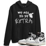 Jordan 1 White Cement Sneaker Match Tees Why Are You So Extra Sneaker Tees Jordan 1 White Cement Sneaker Release Tees Unisex Shirts