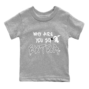 Jordan 1 White Cement Sneaker Match Tees Why Are You So Extra Sneaker Tees Jordan 1 White Cement Sneaker Release Tees Kids Shirts