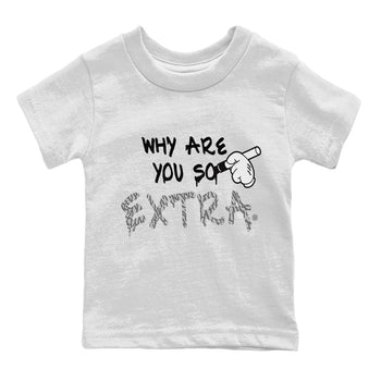 Jordan 1 White Cement Sneaker Match Tees Why Are You So Extra Sneaker Tees Jordan 1 White Cement Sneaker Release Tees Kids Shirts