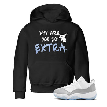 Air Jordan 11 White Cement Why Are You So Extra Baby and Kids Sneaker Tees Jordan 11 Retro White Cement Kids Sneaker Tees Washing and Care Tip