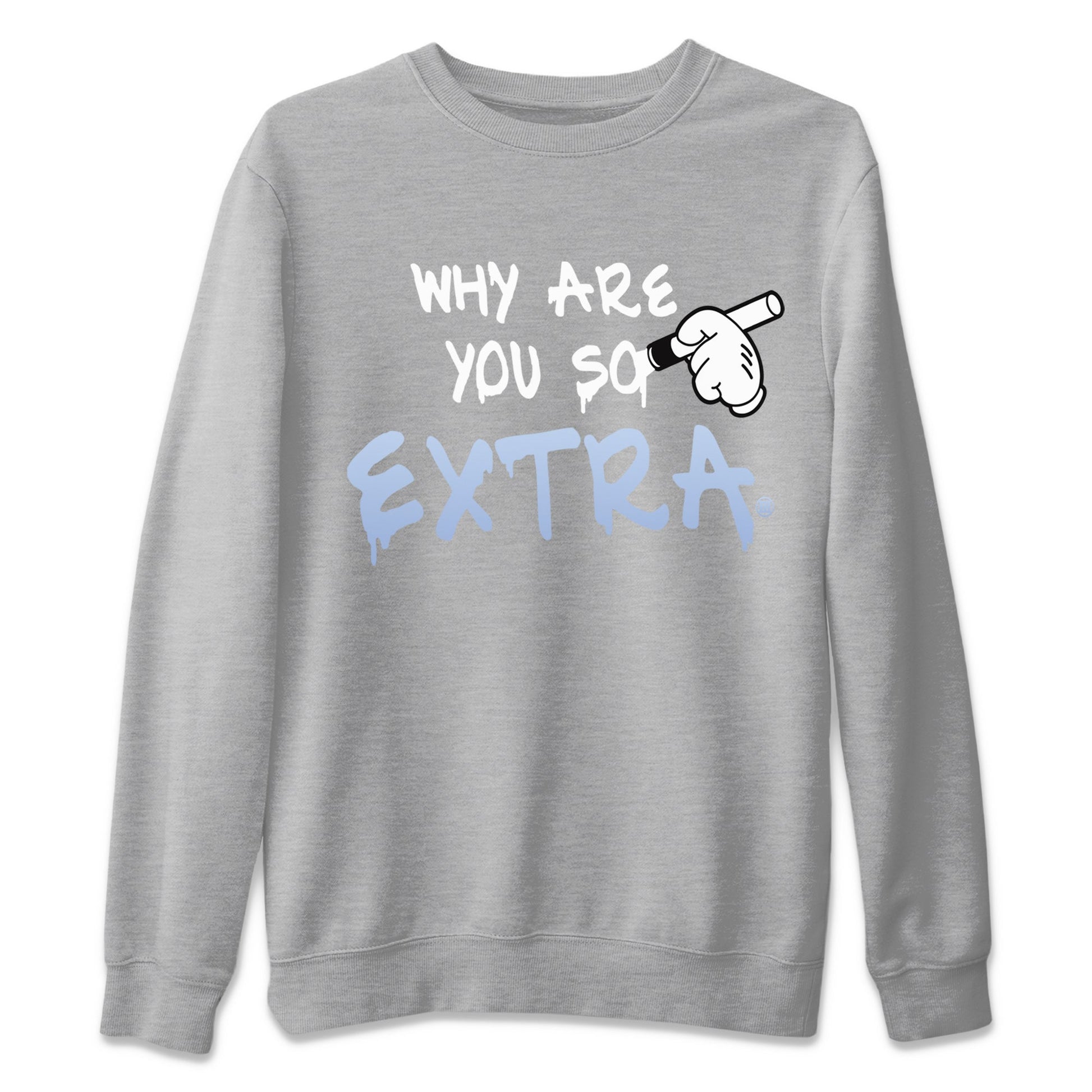Air Jordan 11 White Cement Sneaker Match Tees Why Are You So Extra Sneaker Tees Jordan 11 Retro White Cement Sneaker Release Tees Unisex Shirts Heather Grey 2