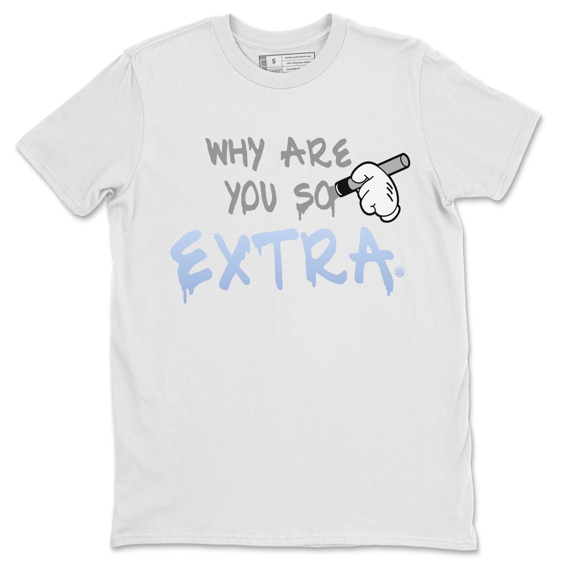 Air Jordan 11 White Cement Sneaker Match Tees Why Are You So Extra Sneaker Tees Jordan 11 Retro White Cement Sneaker Release Tees Unisex Shirts White 2