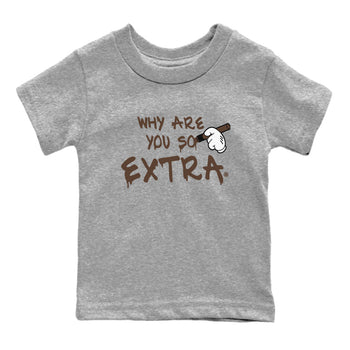Dunk Low WMNS Cacao Wow sneaker shirt to match jordans Why Are You So Extra sneaker tees Dunk Cacao Wow SNRT Sneaker Release Tees Baby Toddler Heather Grey 2 T-Shirt