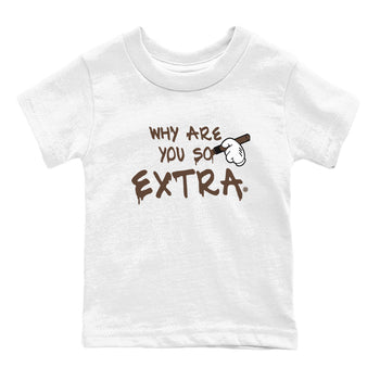 Dunk Low WMNS Cacao Wow sneaker shirt to match jordans Why Are You So Extra sneaker tees Dunk Cacao Wow SNRT Sneaker Release Tees Baby Toddler White 2 T-Shirt