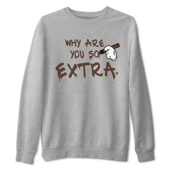 Dunk Low WMNS Cacao Wow sneaker shirt to match jordans Why Are You So Extra sneaker tees Dunk Cacao Wow SNRT Sneaker Tees Crew Neck Unisex Cotton Sneaker T-Shirt Heather Grey 2 T-Shirt