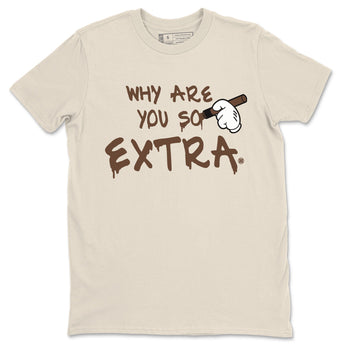 Dunk Low WMNS Cacao Wow sneaker shirt to match jordans Why Are You So Extra sneaker tees Dunk Cacao Wow SNRT Sneaker Tees Crew Neck Unisex Cotton Sneaker T-Shirt Natural 2 T-Shirt