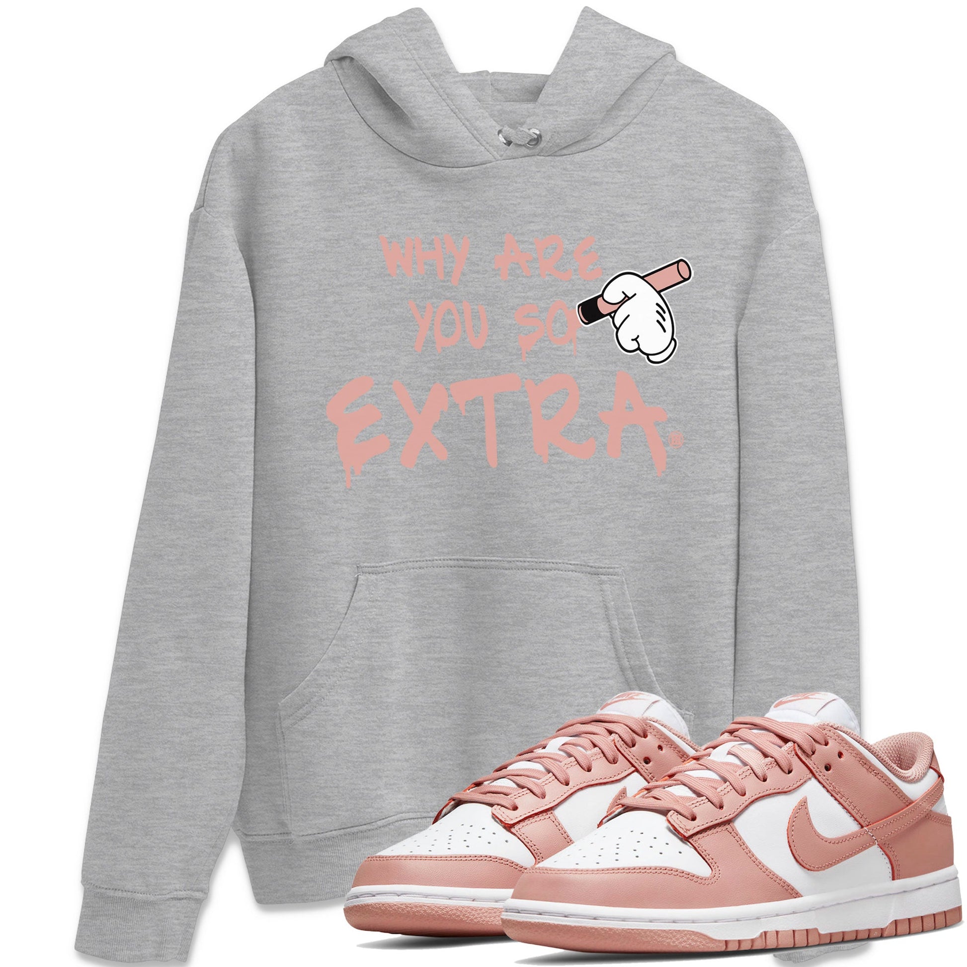 Dunks Low Rose Whisper shirt to match jordans Why Are You So Extra sneaker tees Dunk Rose Whisper SNRT Sneaker Release Tees Unisex Heather Grey 1 T-Shirt